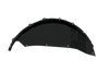 Road Armor 18-20 Jeep Wrangler JL Stealth Rear Fender Liner Body Armor - Black Steel