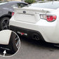 Rally Armor 13-17 Subaru BRZ / Scion FR-S Black UR Mud Flap w/ White Logo