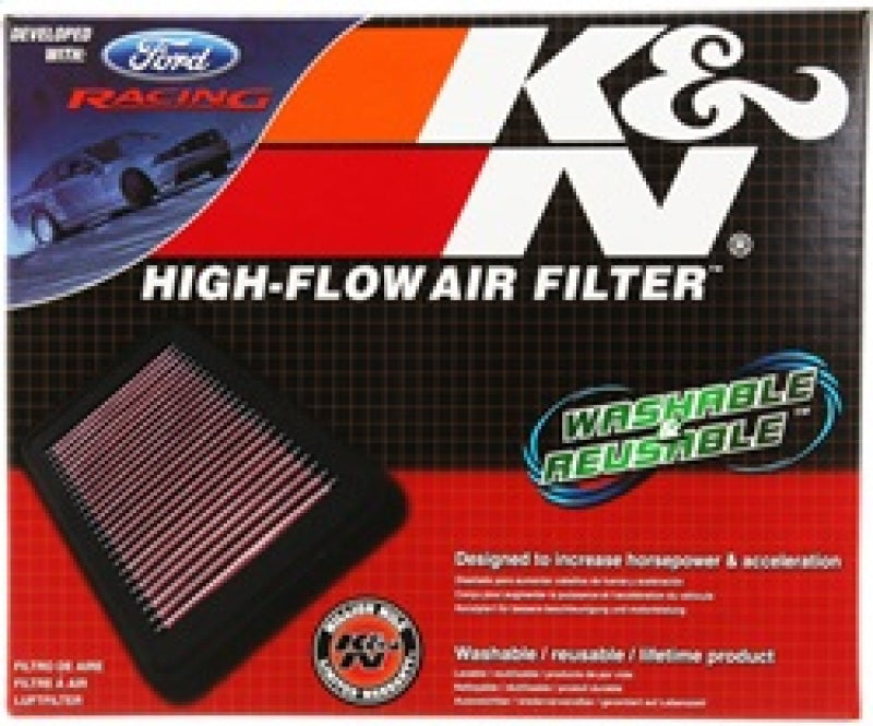 K&N 10 Ford Mustang GT 4.6L-V8 Drop In Air Filter