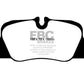 EBC 12-15 Porsche 911 (991) (Cast Iron Rotor only) 3.8 Carrera S Yellowstuff Rear Brake Pads