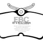 EBC 13+ Ford Fiesta 1.6 Turbo ST Greenstuff Rear Brake Pads