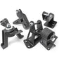 Innovative 00-05 Toyota MR2 Spyder K-Series Black Steel Mounts 75A Bushings