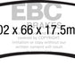 EBC 15+ Cadillac Escalade Ext/Esv 6.2 2WD Yellowstuff Front Brake Pads