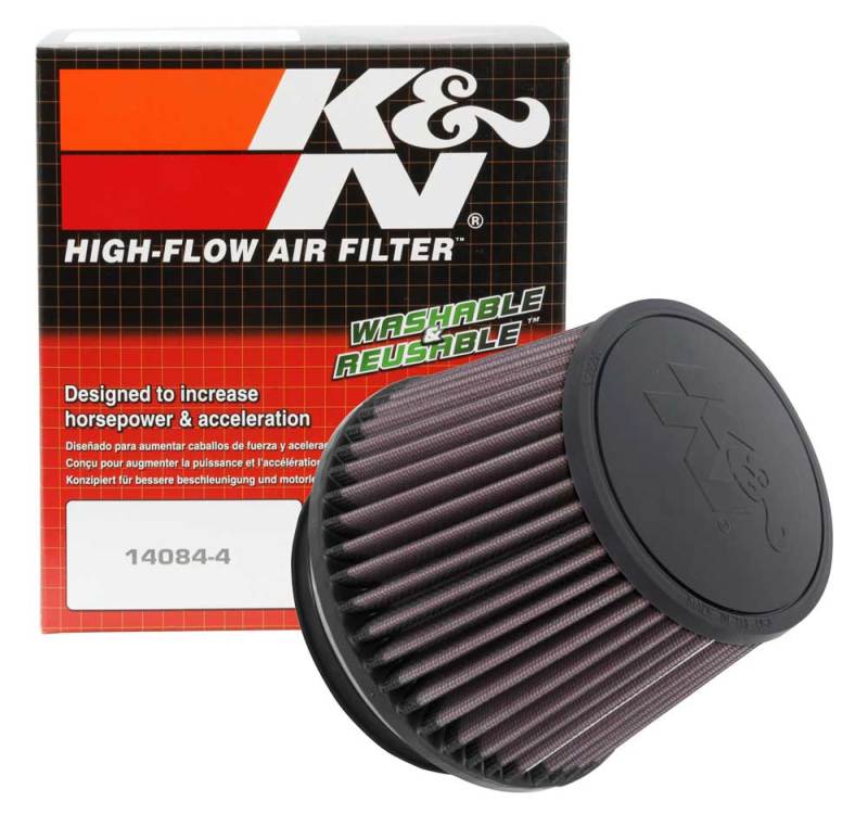 K&N Filter Universal X Stream Clamp-On 4-1/2in Flange 5-7/8in Base 4-1/2in Top 4-1/2in Height