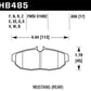 Hawk 11 Ford Mustang 5.0L / 05-10 GT / 07-11 Shelby GT500 DTC-60 Race Rear Brake Pads