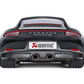 Akrapovic 16-17 Porsche 911 Carrera S/4/4S/GTS (991.2) Slip-On Line (Titanium) w/ Titanium Tips