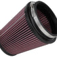 K&N Filter Universal Rubber Filter 5 inch Flange 6 1/2 inch Base 4 3/8 inch Top 7 inch Height