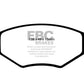 EBC 86-93 Volkswagen Cabriolet 1.8 Redstuff Front Brake Pads