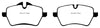 EBC 07-14 Mini Hardtop 1.6 Turbo Cooper S Yellowstuff Front Brake Pads