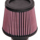 K&N Universal Rubber Filter-Round Tapered 2.5in Flange ID x 6in Base OD x 5in Top OD x 5in Height