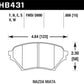 Hawk 01-05 Miata w/ Sport Suspension HPS  Street Front Brake Pads D890