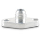 Vibrant Aluminum Oil Drain Flange (w/Crowfoot) -10AN Male Flare 2.060in Bolt Hole (Garrett GT6041)