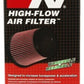 K&N Filter Universal Rubber Filter 2 3/4 inch Flange 6 inch Base 5 inch Top 6 1/2 inch Height