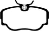 EBC 83-85 BMW 318 1.8 (E30) Yellowstuff Front Brake Pads