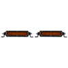 Rigid Industries SR-Series SAE 6in. w/ Amber PRO Lens (Pair)