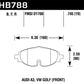 Hawk 15-17 VW Golf / Audi A3/A3 Quattro HPS Street Front Brake Pads