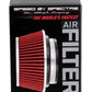 Spectre Adjustable Conical Air Filter 2-1/2in. Tall (Fits 3in. / 3-1/2in. / 4in. Tubes) - Red