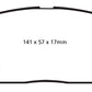 EBC 09+ Hyundai Genesis Coupe 2.0 Turbo Yellowstuff Front Brake Pads