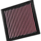 K&N 2017 Chevrolet Silverado 2500HD V8-6.6L DSL Replacement Drop In Air Filter