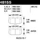 Hawk 86-95 Mazda RX-7 DTC-60 Race Front Brake Pads