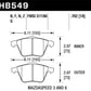 Hawk 07-08 Mazdaspeed3/06-07 Mazdaspeed6 HPS Street Front Brake Pads