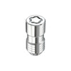 McGard Wheel Lock Nut Set - 4pk. (Cone Seat) M14X1.5 / 21mm & 22mm Dual Hex / 1.639in. L - Chrome