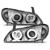 ANZO 2000-2004 Infiniti I30 Projector Headlights w/ Halo Chrome