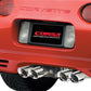 Corsa 97-04 Chevrolet Corvette C5 Z06 5.7L V8 Polished Xtreme Axle-Back Exhaust