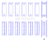 King BMW M20/M50 2.0L/2.5L/2.7L Crankshaft Main Bearings Set - 7 Pairs Coated