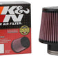 K&N Filter Universal Rubber Filter 3in Flange ID 6in Base OD 5.125in Top OD 5in Height