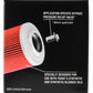 K&N Yamaha / MUZ / MZ / Sachs / Aprilia / Derbi 2.156in OD x 2.313in H Oil Filter