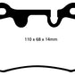 EBC 04-12 Aston Martin DB9 5.9 Yellowstuff Rear Brake Pads