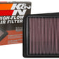 K&N 2017 Nissan Titan V8-5.6L F/I Drop In Replacement Air Filter