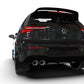 Rally Armor 2022 MK8 Volkswagen Golf GTI/R Black UR Mud Flap w/ Gray Logo