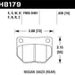 Hawk 06-07 WRX DTC-30 Rear Race Pads