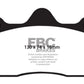 EBC 10+ Lotus Evora 3.5 Redstuff Rear Brake Pads