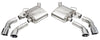 Corsa 16-20 Chevrolet Camaro SS/ZL1 6.2L V8 Polished Xtreme Axle-Back Exhaust (w/ Factory NPP Valve)