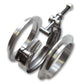 Vibrant T304 SS V-Band Flange Assembly for 1.5in O.D. Tubing incl 2 V-Band flanges & 1 V-Band Clamp