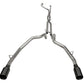 Corsa 21-22 Dodge Ram TRX Crew Cab Baja Catback Exhaust Dual Rear Black Tip