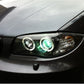 Spyder BMW E87 1-Series 08-11 Projector Headlights LED Halo Black High H1 Low H7 PRO-YD-BMWE87-HL-BK