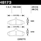 Hawk 84-87 Chevy Corvette 5.7 HPS Street Front Brake Pads