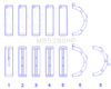 King Ford Prod. V8 4.6L/5.4L Will Not Fit 13-14 GT500 (Size STD) Performance Main Bearing Set