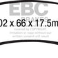 EBC 15+ Cadillac Escalade Ext/Esv 6.2 2WD Yellowstuff Front Brake Pads