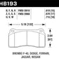 Hawk 09-11 Nissan GT-R HP+ Street Rear Brake Pads