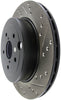 StopTech 08+ Subaru STI (Will Not Fit 05-07) Slotted & Drilled Sport Brake Rotor