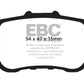 EBC 09-14 Acura TSX 2.4 Greenstuff Rear Brake Pads