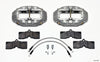 Wilwood D8-6 Front Caliper Kit Clear Corvette C2 / C3 65-82