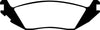 EBC 06-09 Chrysler Aspen 4.7 Greenstuff Rear Brake Pads