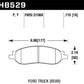 Hawk 05-07 Ford F-250/F-350 SuperDuty Street Rear Brake Pads