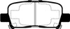 EBC 00-02 Acura MDX 3.5 Greenstuff Rear Brake Pads